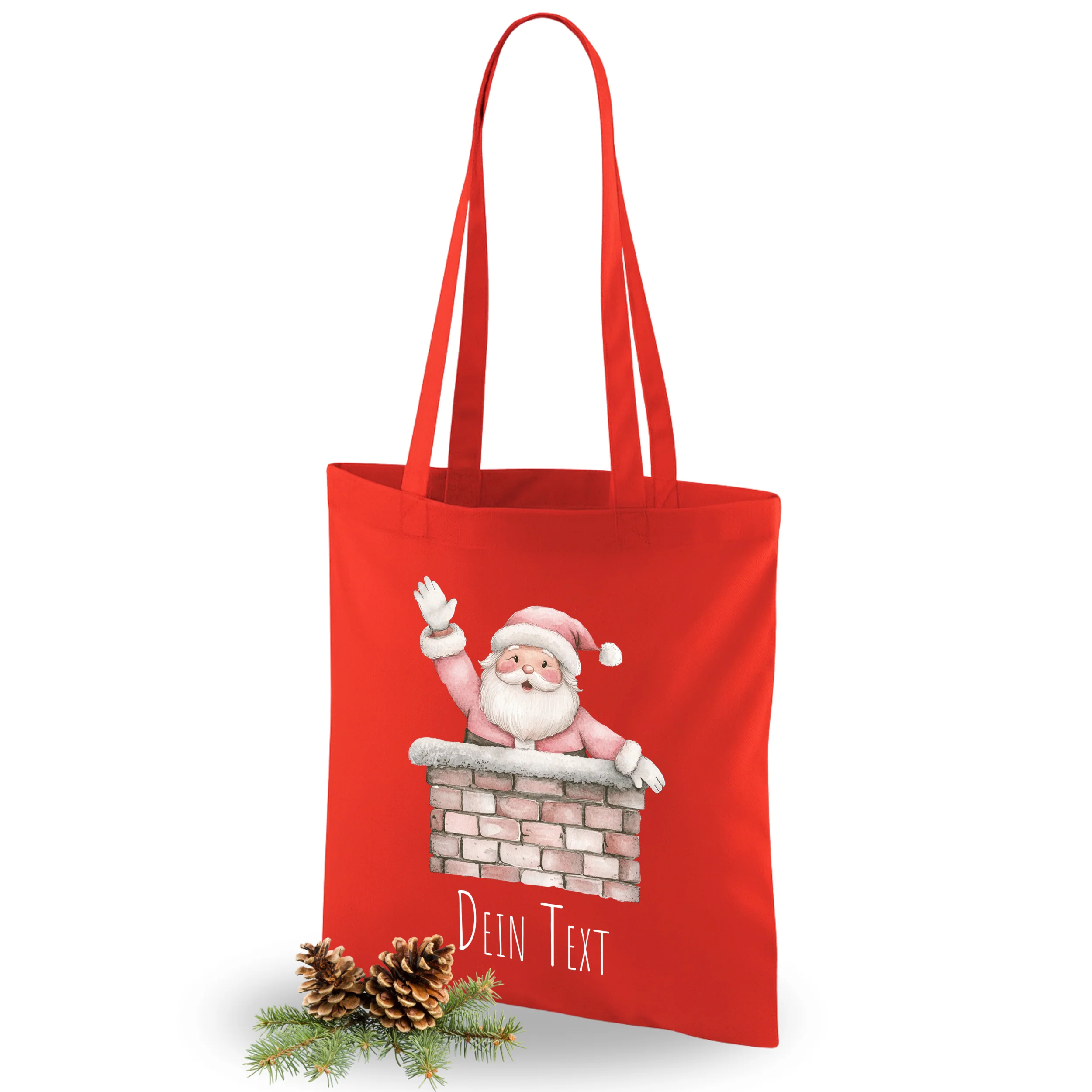 Weihnachtseinkaufstasche mit Weihnachtsmann - Fröhliche Feiertagsstimmung - Image 5