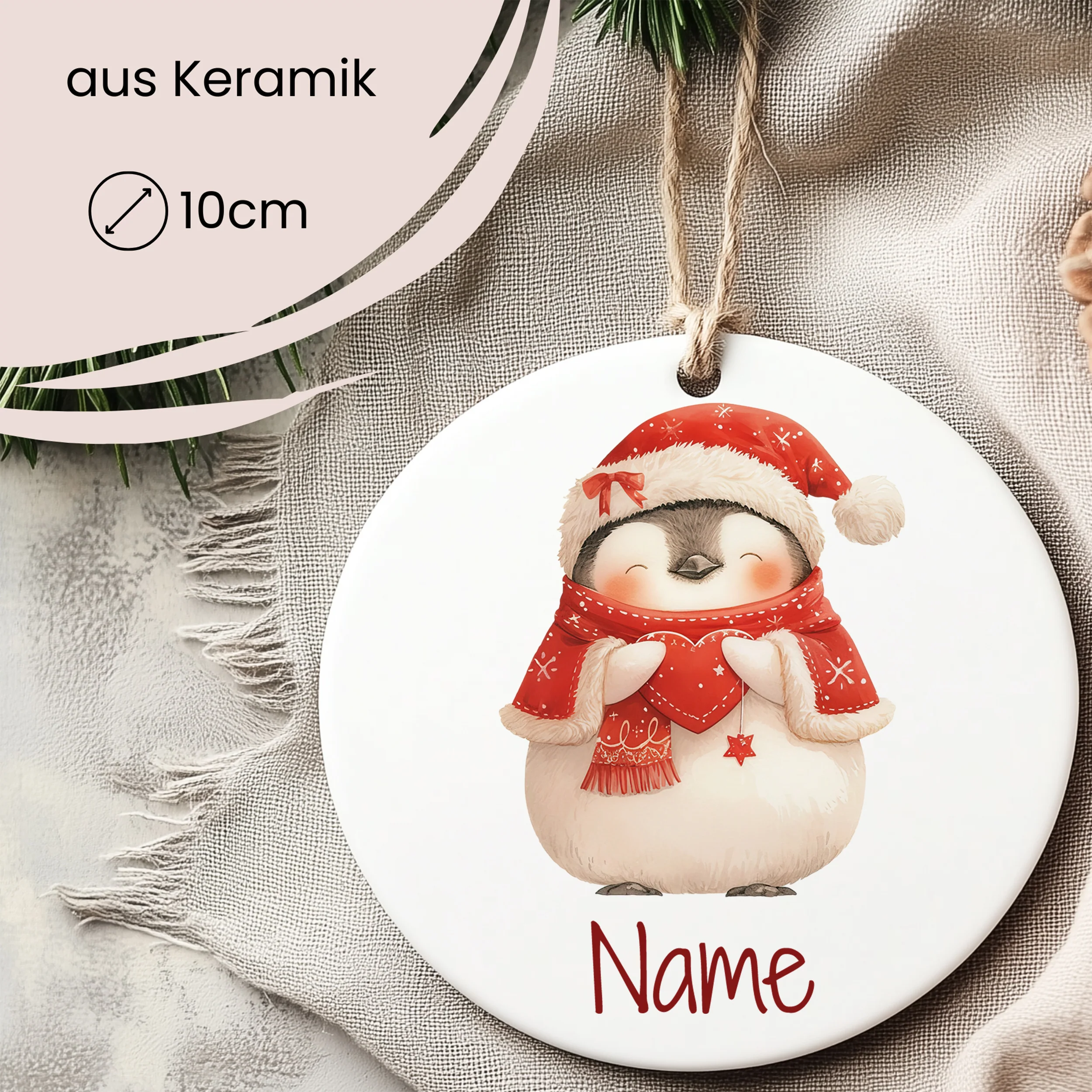 Weihnachtskugel mit Pinguin - Freude für dein Zuhause - Image 2