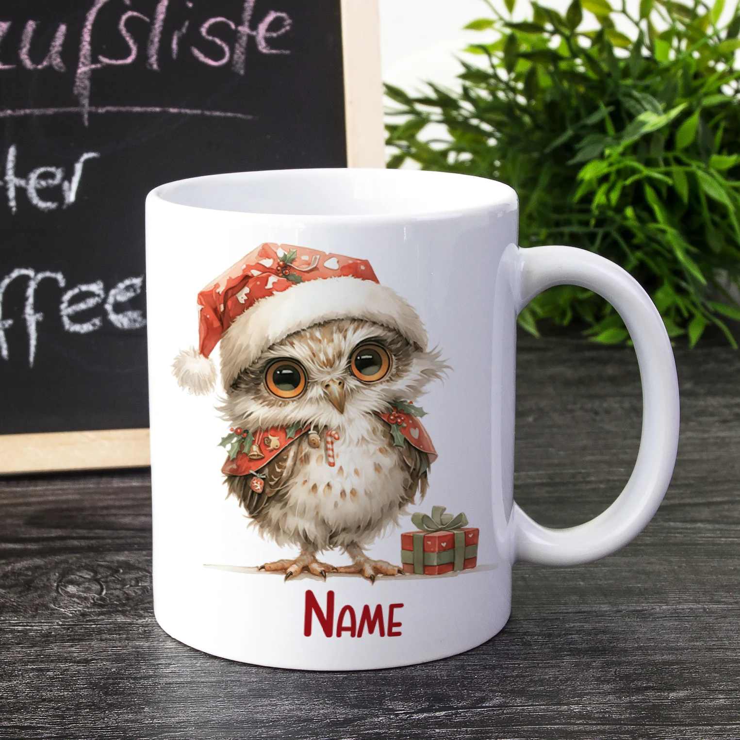 Weihnachtstasse Eule - Image 2