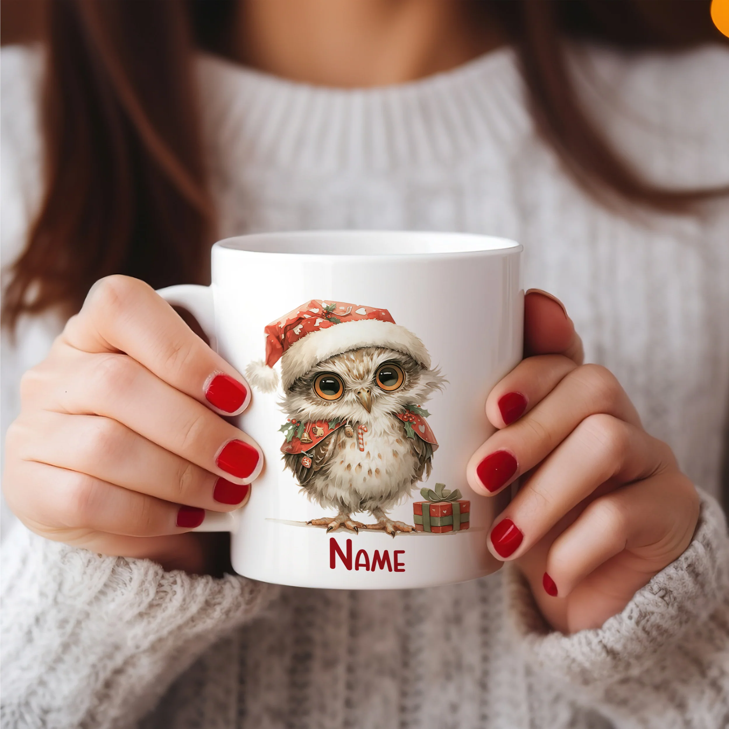 Weihnachtstasse Eule - Image 4