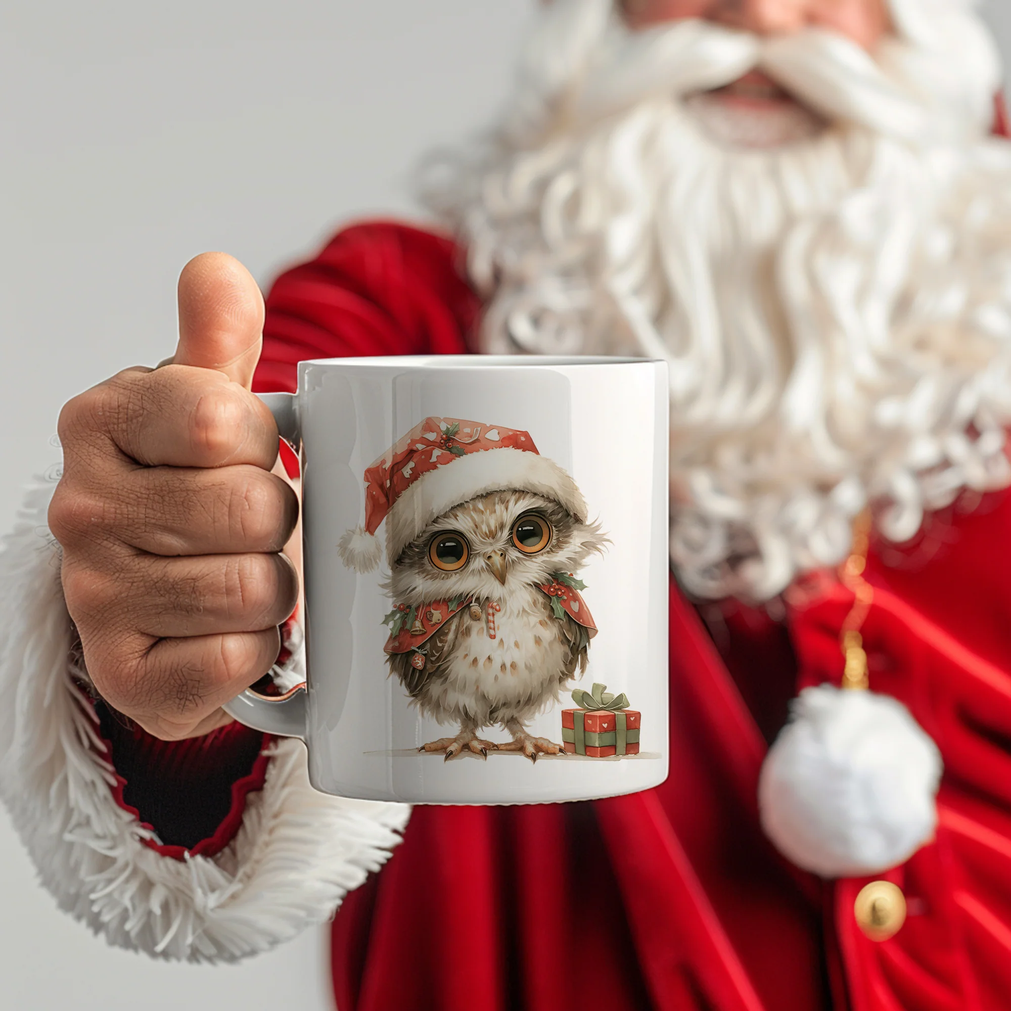 Weihnachtstasse Eule - Image 6