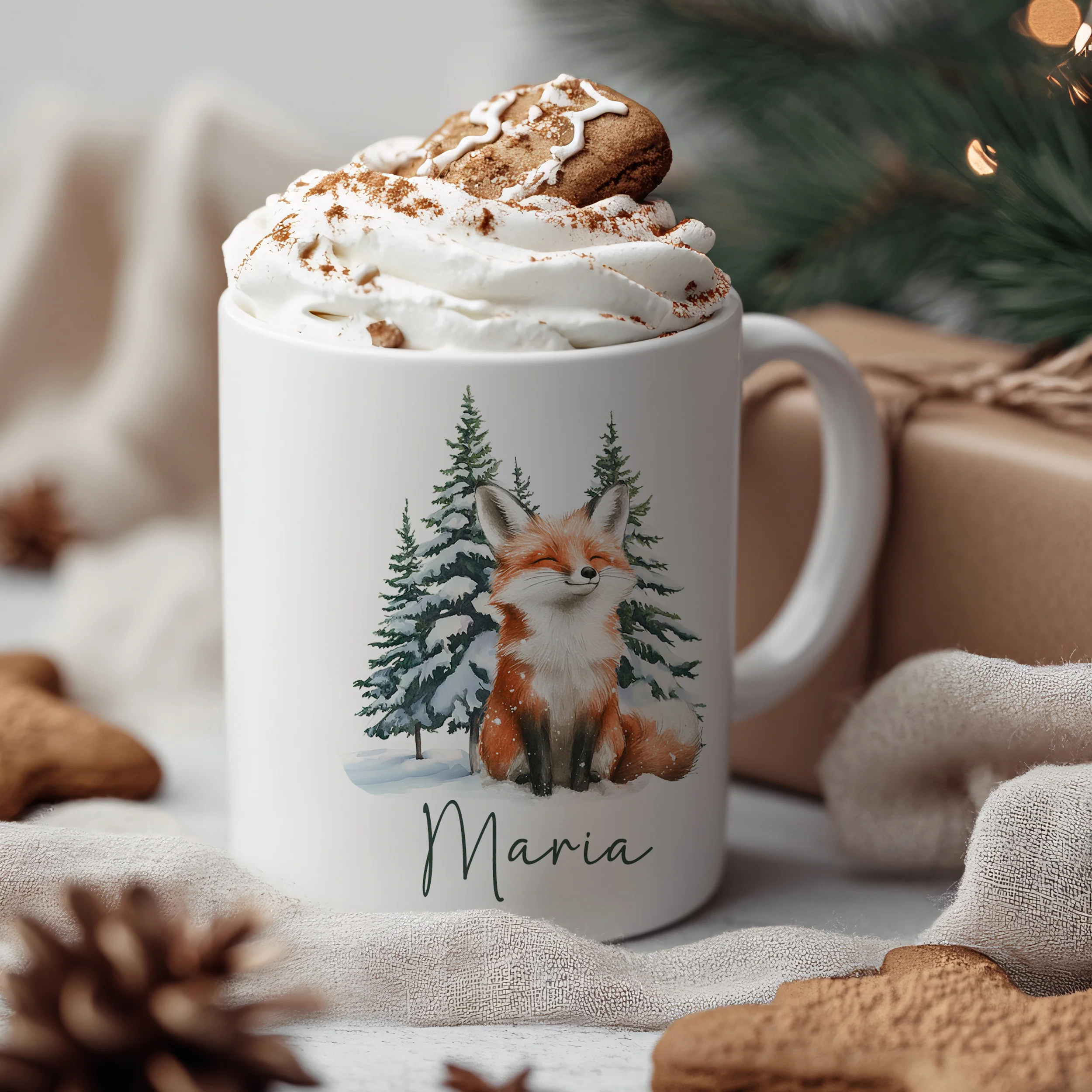 Weihnachtstasse Fuchs - Image 3