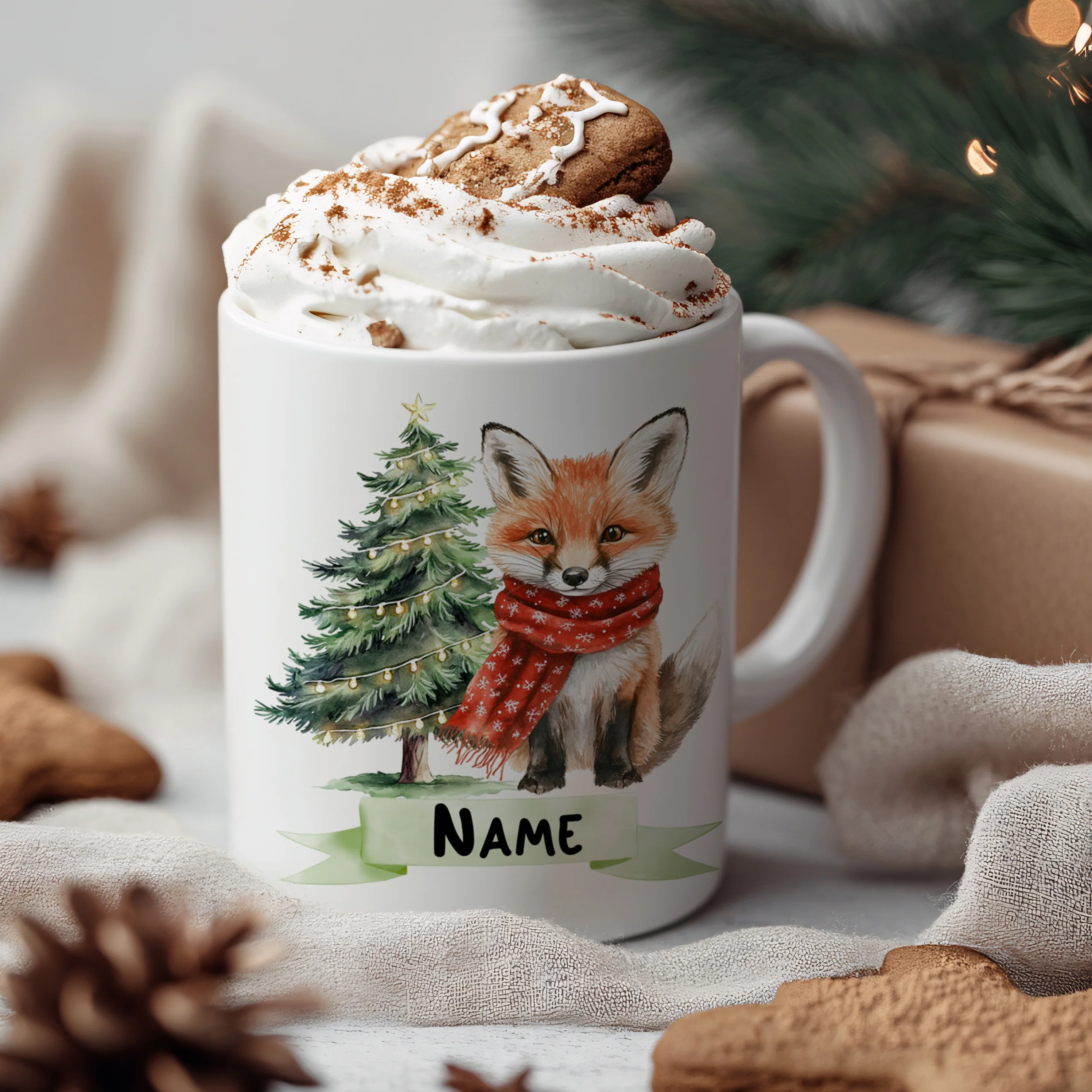 Weihnachtstasse Fuchs - Image 3