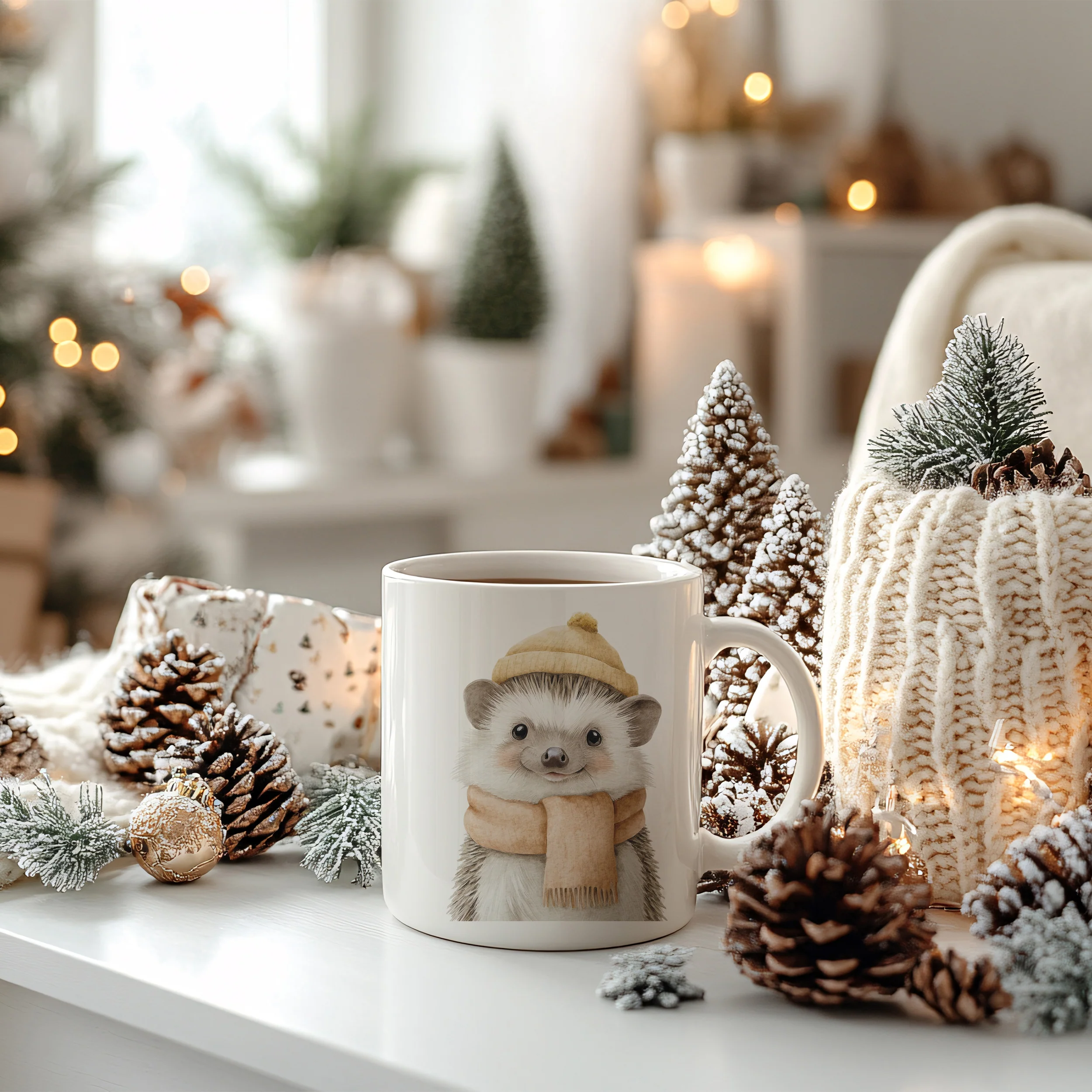 Weihnachtstasse Igel - Image 4