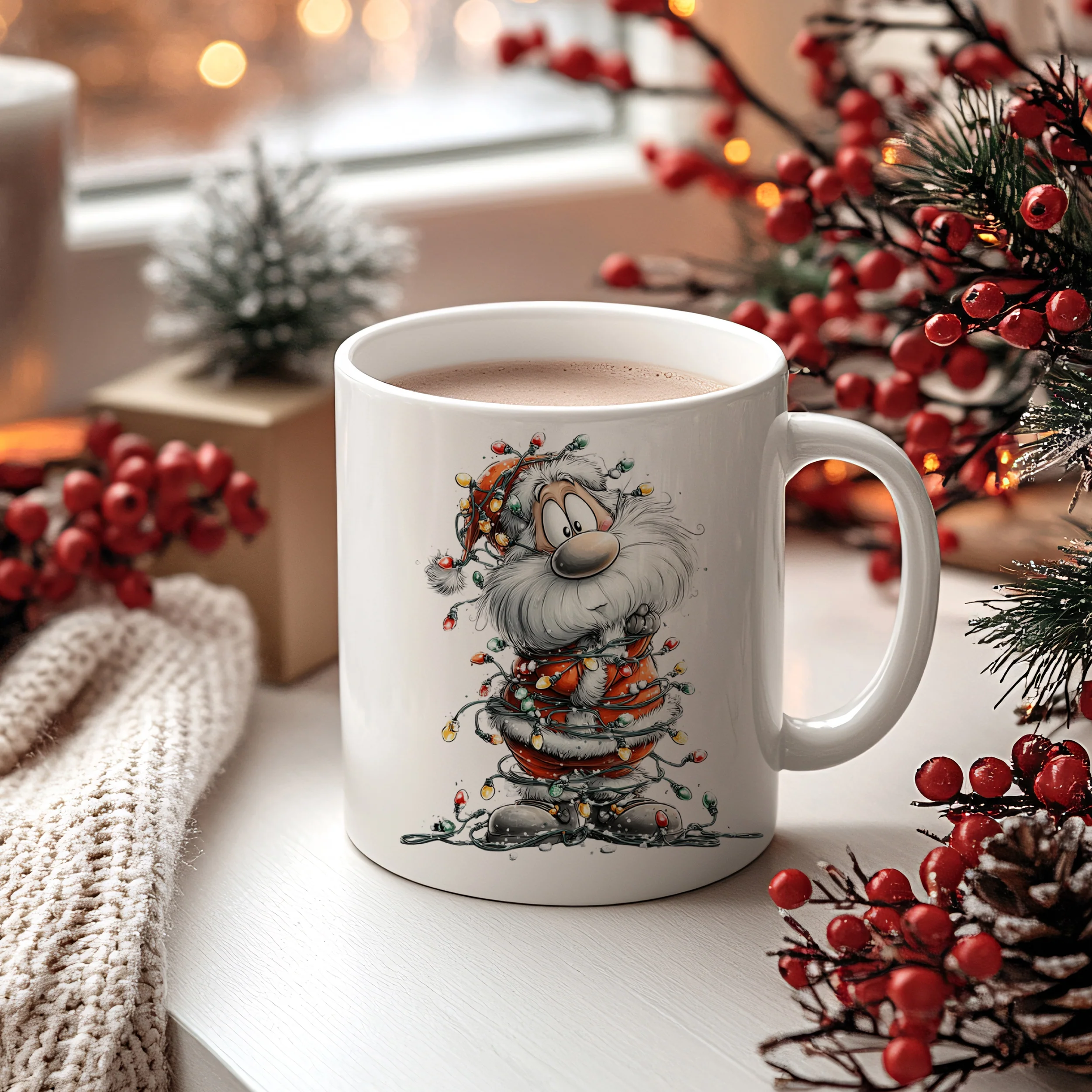 Weihnachtstasse mit fröhlichem Weihnachtsmann - Image 2
