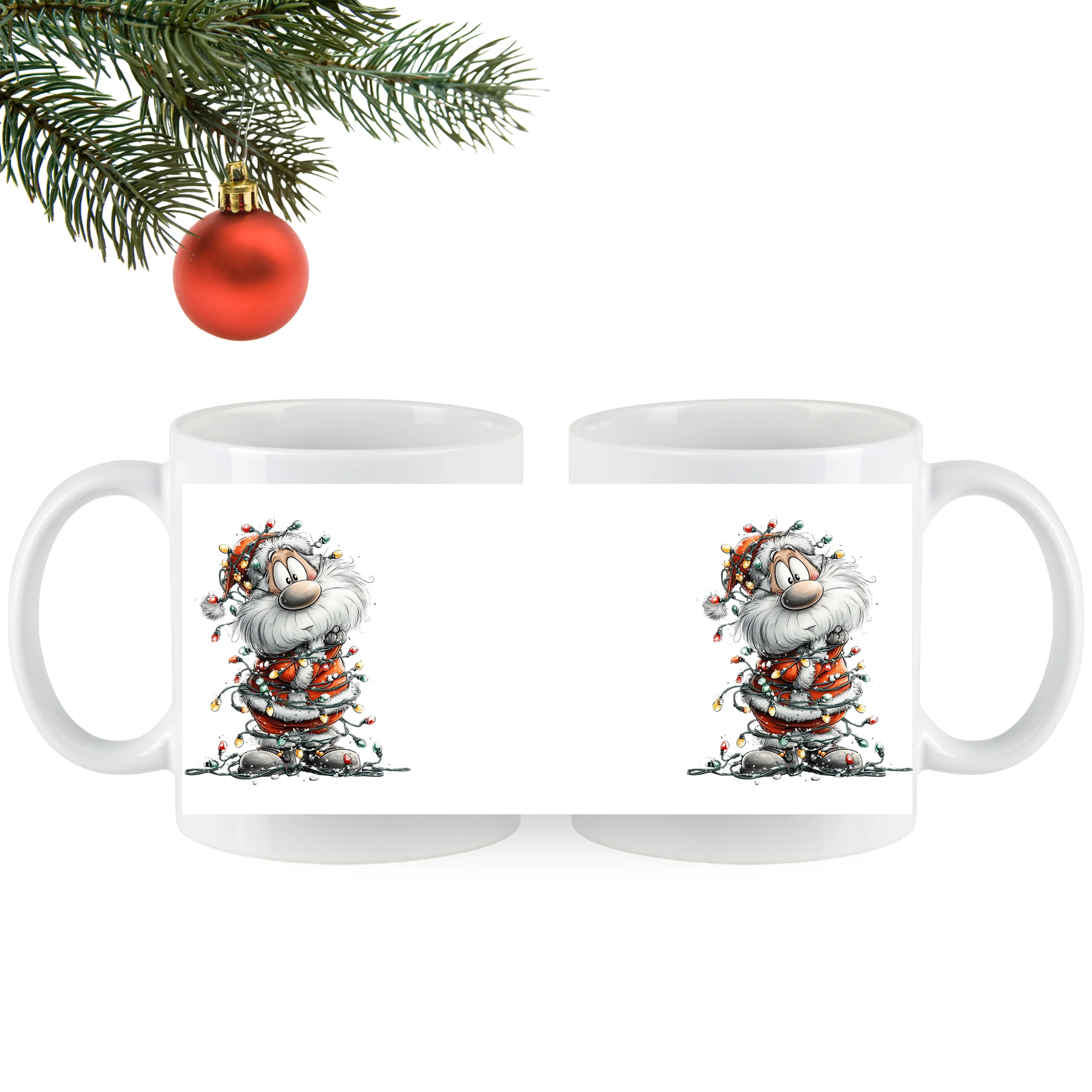 Weihnachtstasse mit fröhlichem Weihnachtsmann - Image 5