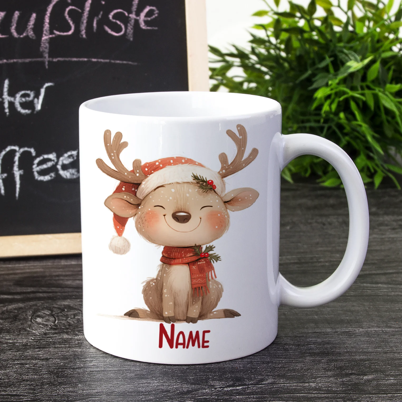 Weihnachtstasse mit Rentier - Image 2