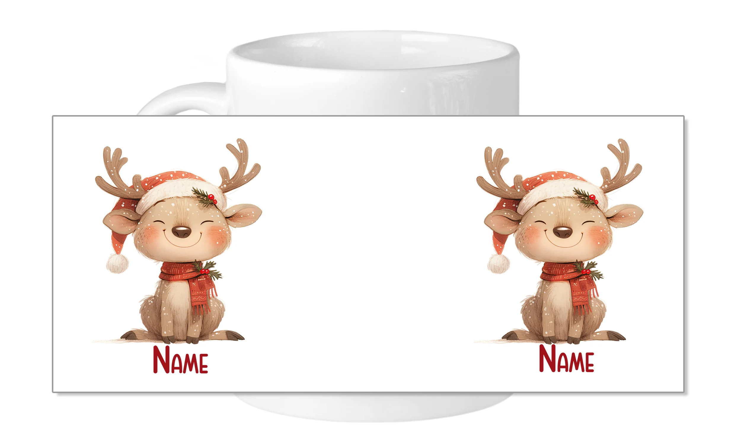 Weihnachtstasse mit Rentier - Image 5