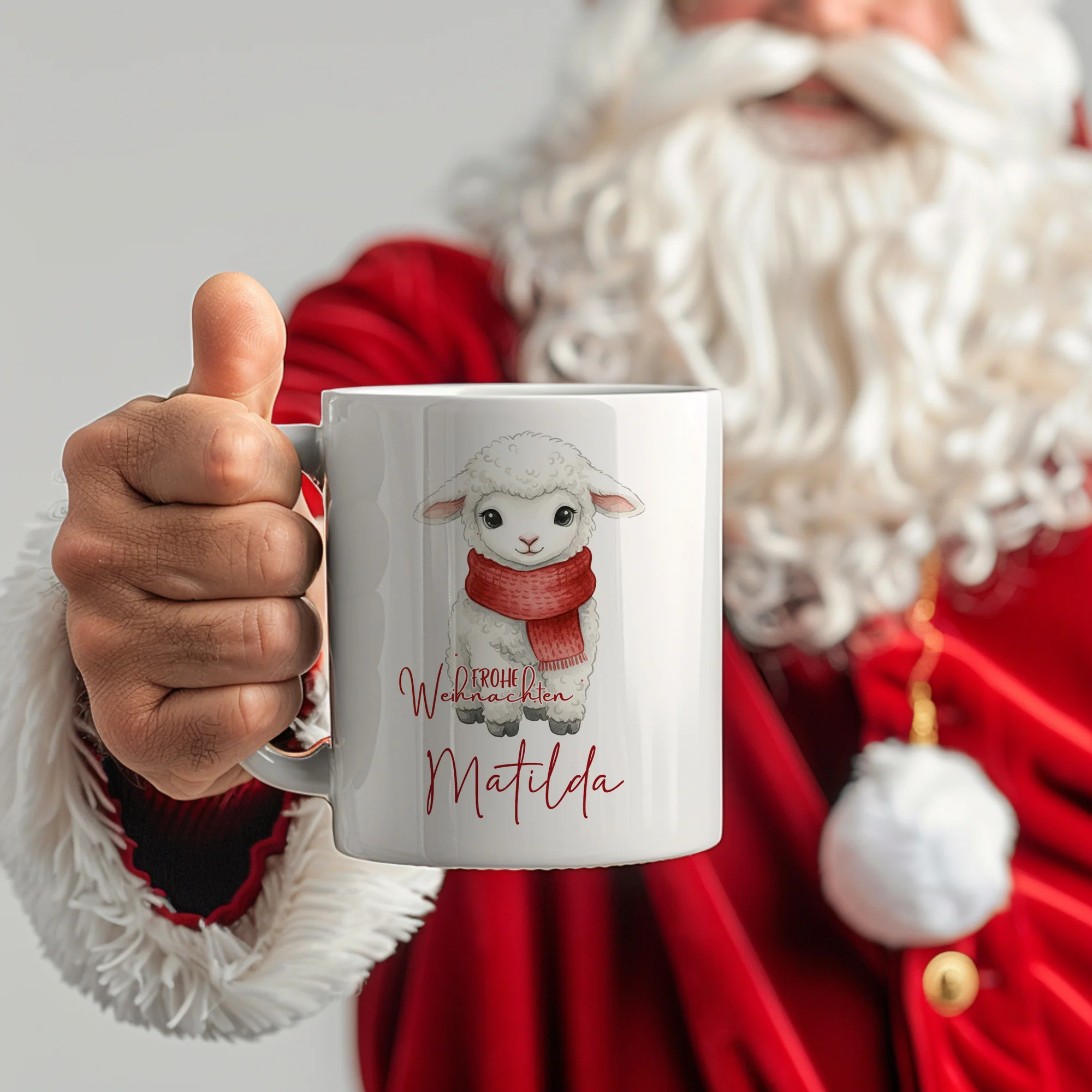 Weihnachtstasse mit Schaf - Image 2