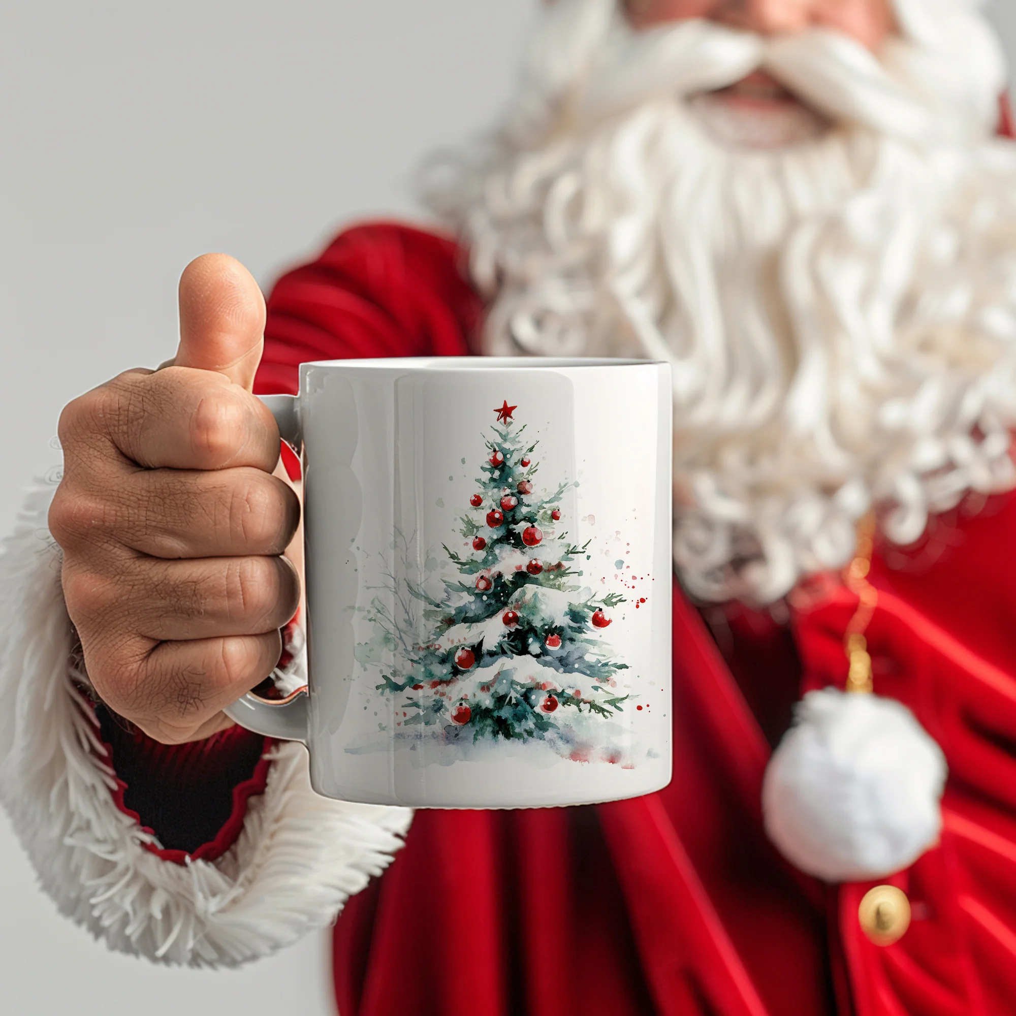 Weihnachtstasse mit Weihnachtsbaum - Image 6