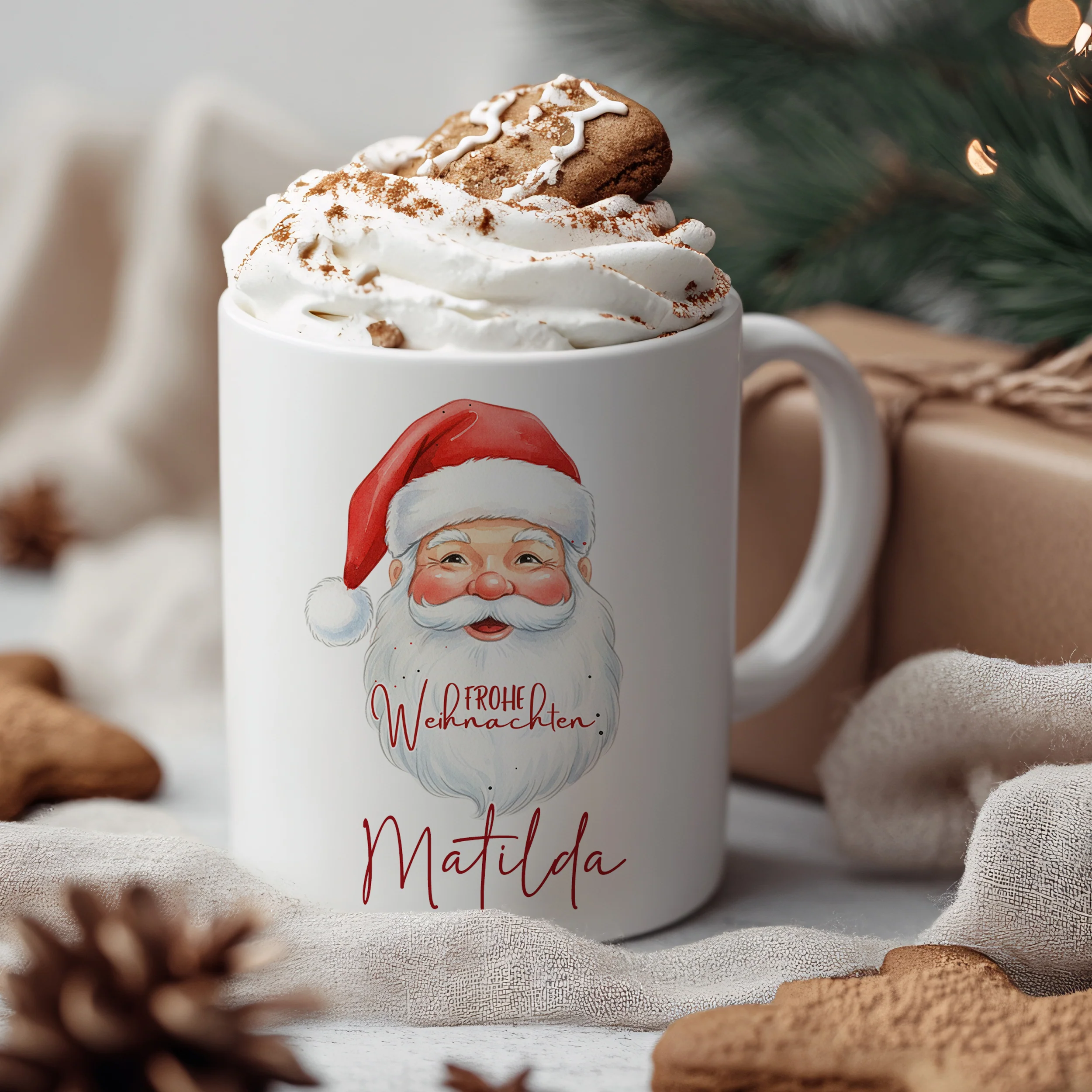 Weihnachtstasse mit Weihnachtsmann - Image 3