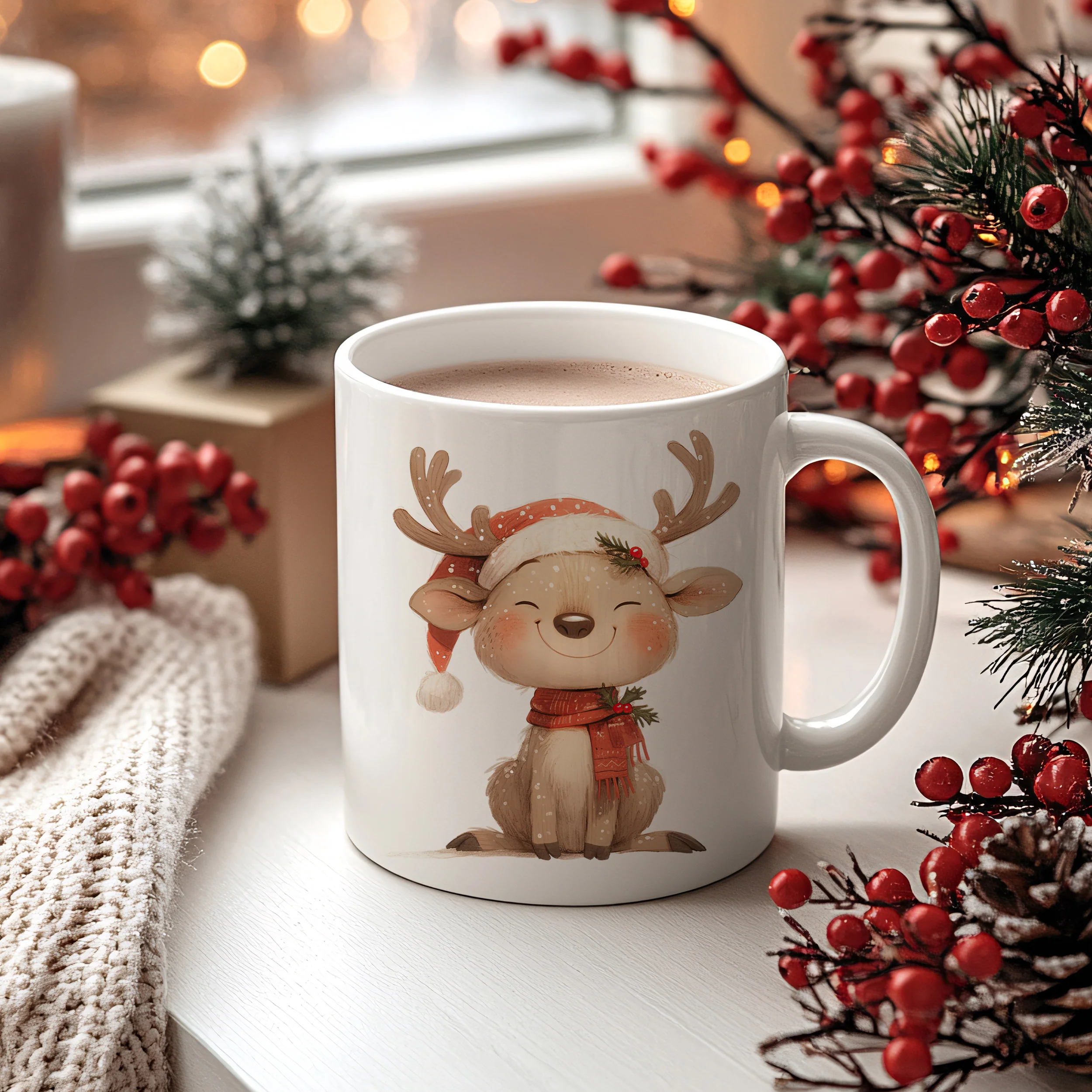 Weihnachtstasse Rentier - Image 2
