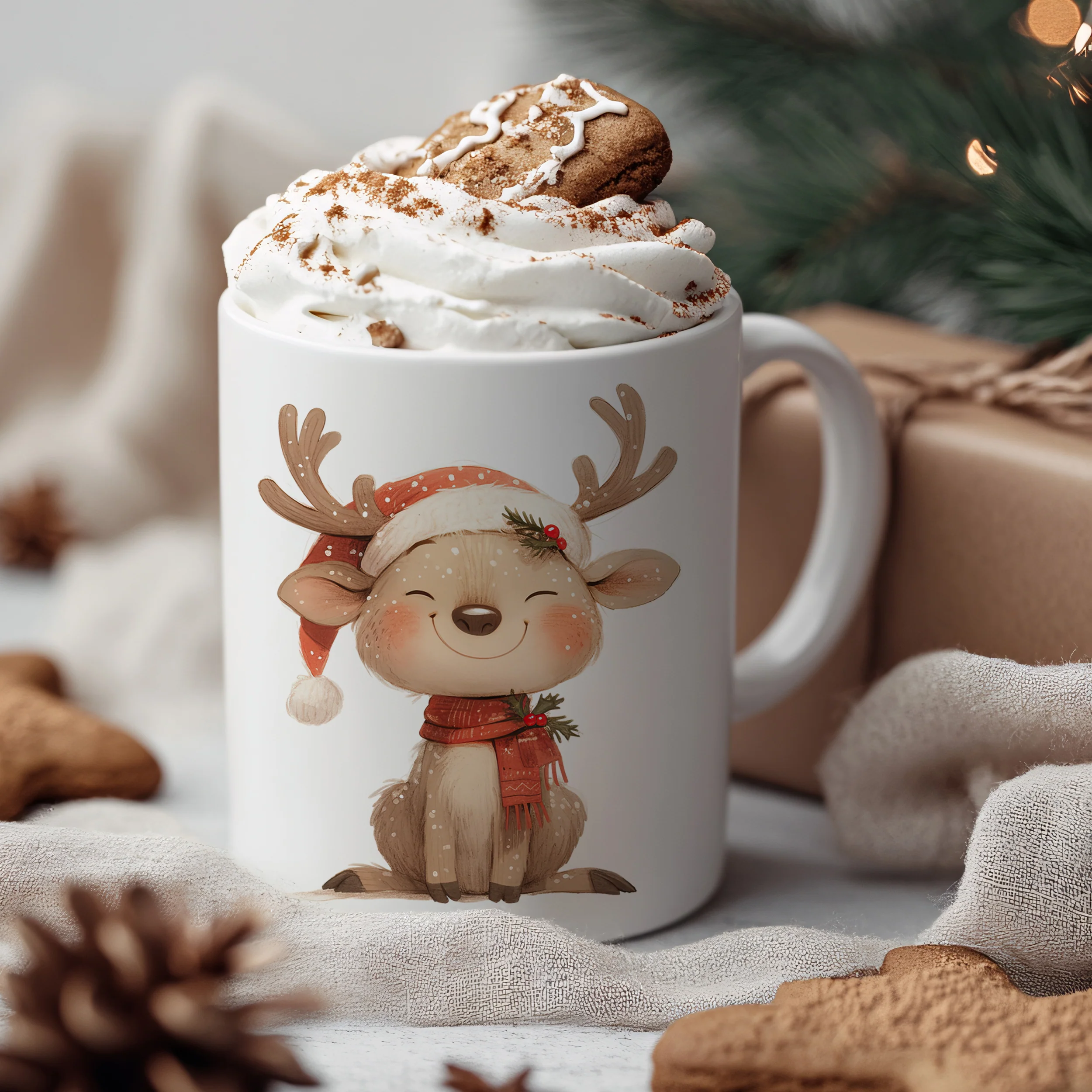 Weihnachtstasse Rentier - Image 3
