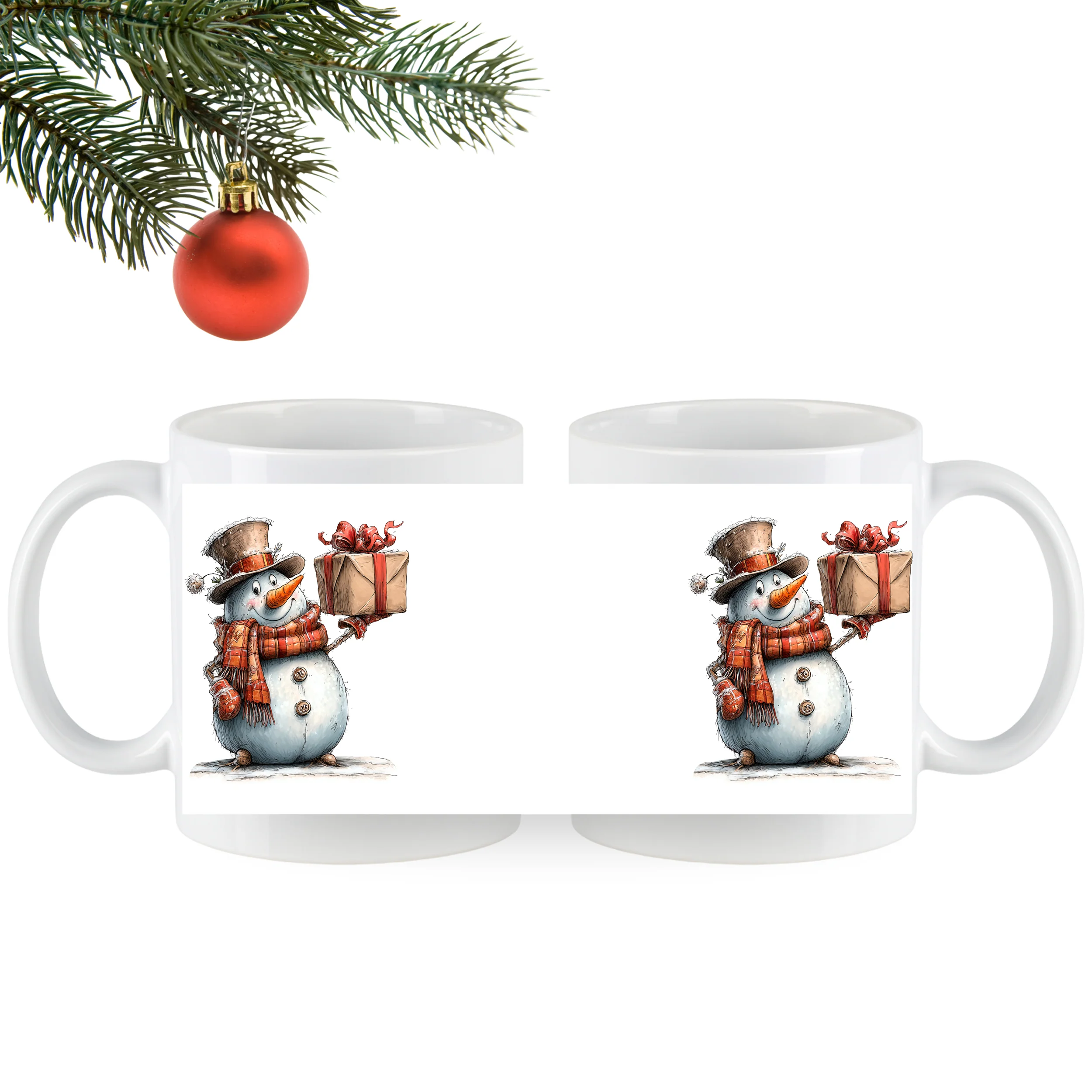 Weihnachtstasse Schneemann - Image 5