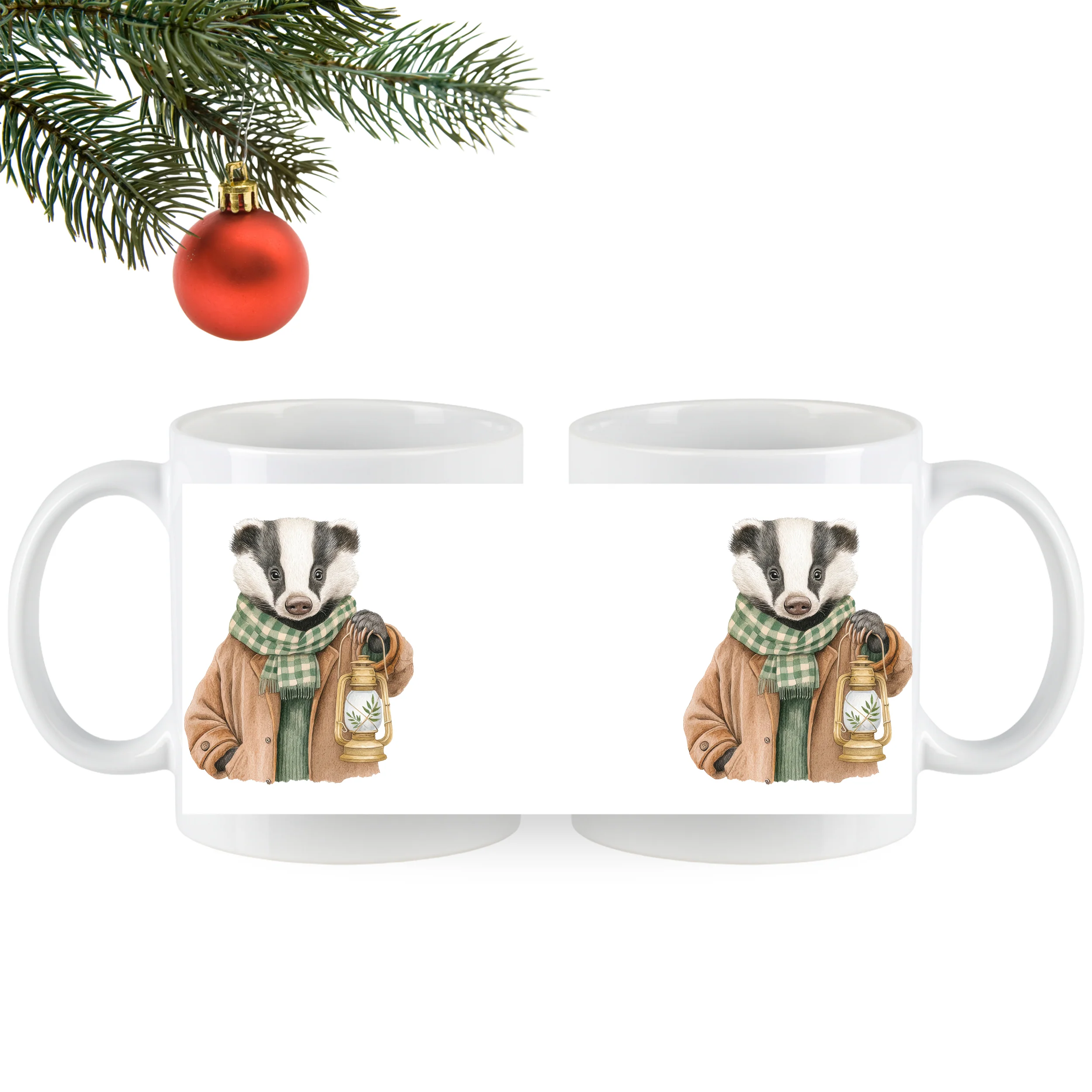 Weihnachtstasse Waschbär - Image 5
