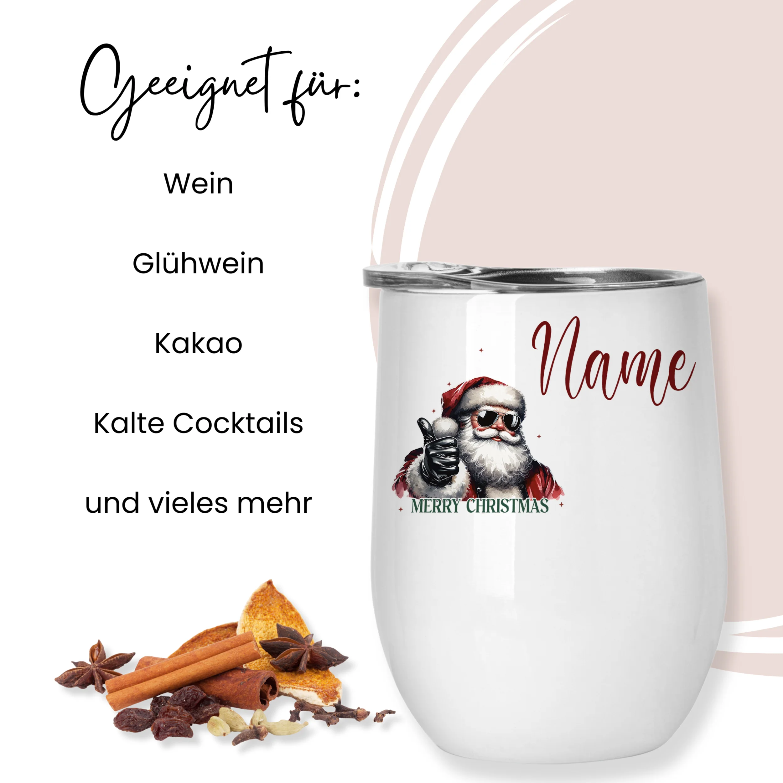 Weinbecher mit Weihnachtsmann - Image 4