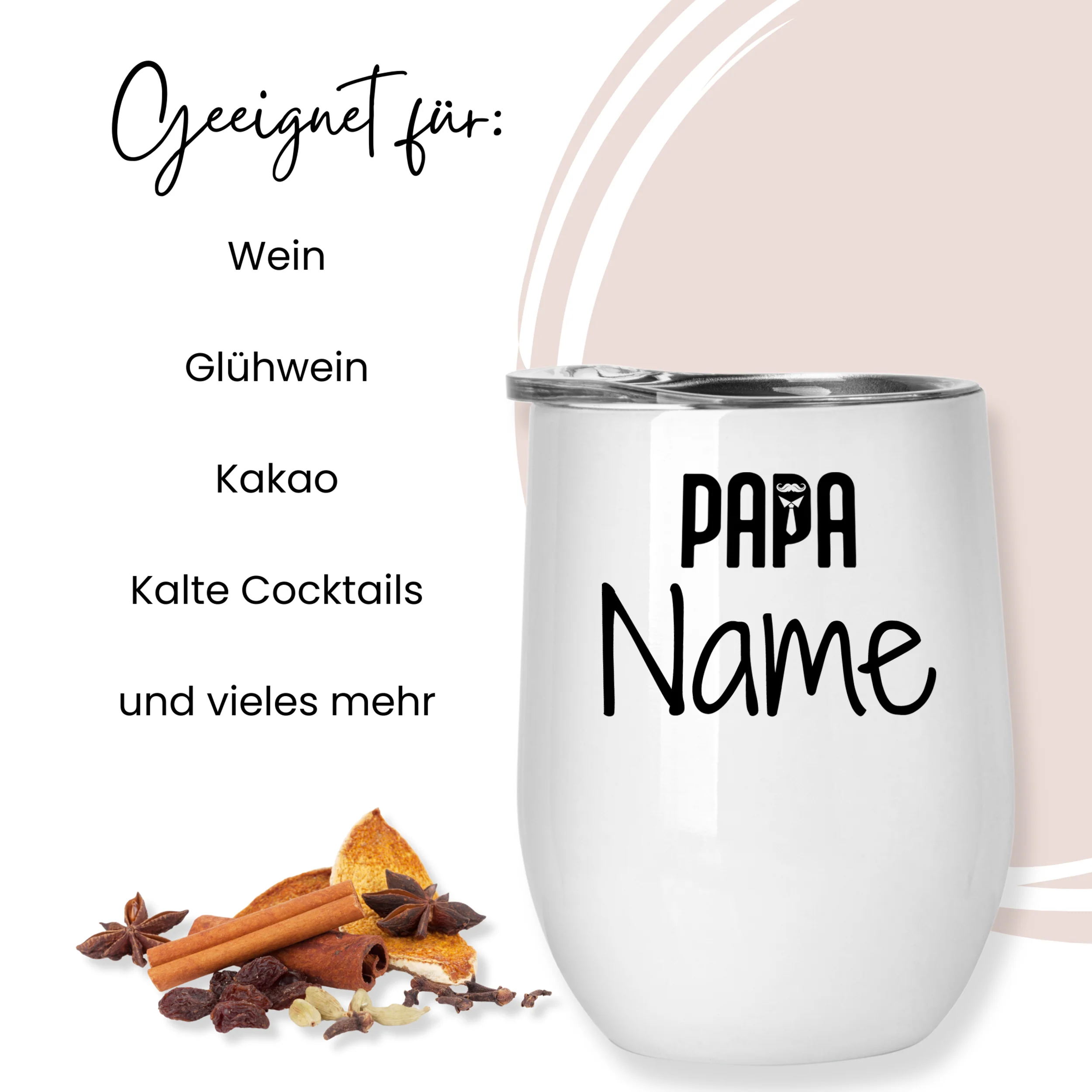 Weinbecher Set für Mama und Papa - Ein liebevolles Geschenk - Image 3