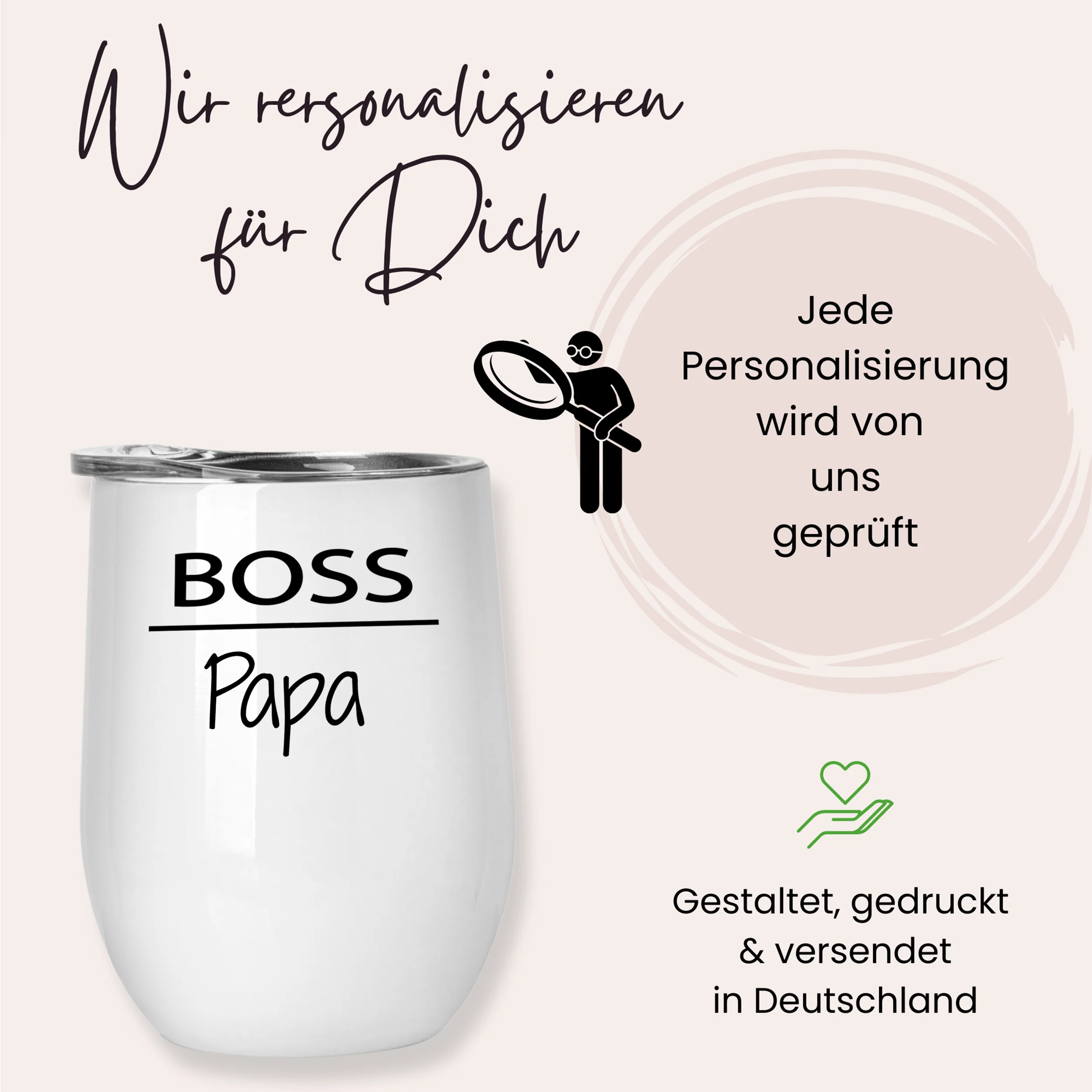 Weinbecher Set mit besonderen Botschaften - Für die besten Eltern - Image 5