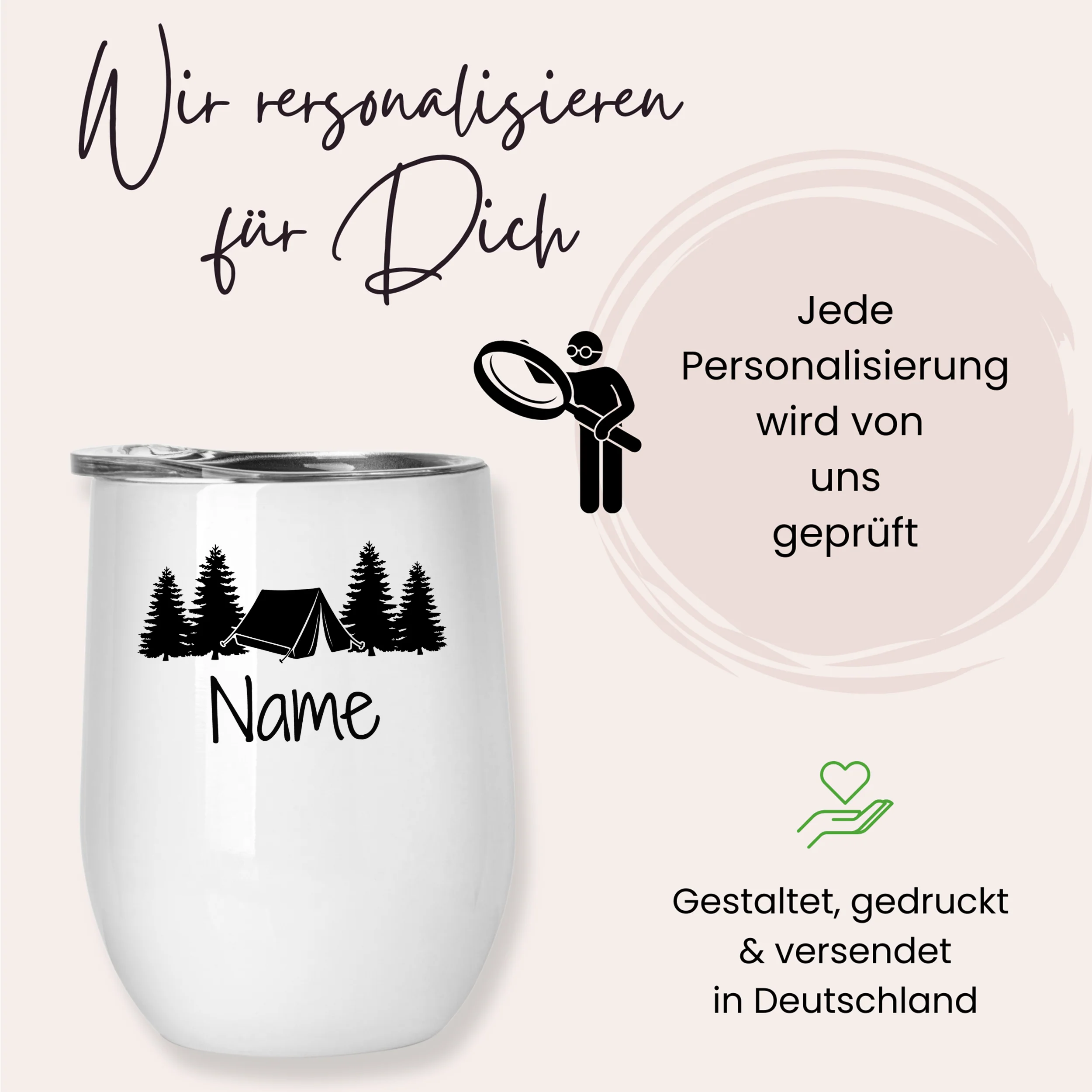 Weinbecher Set mit Camping-Motiv - Für unvergessliche Abende - Image 5