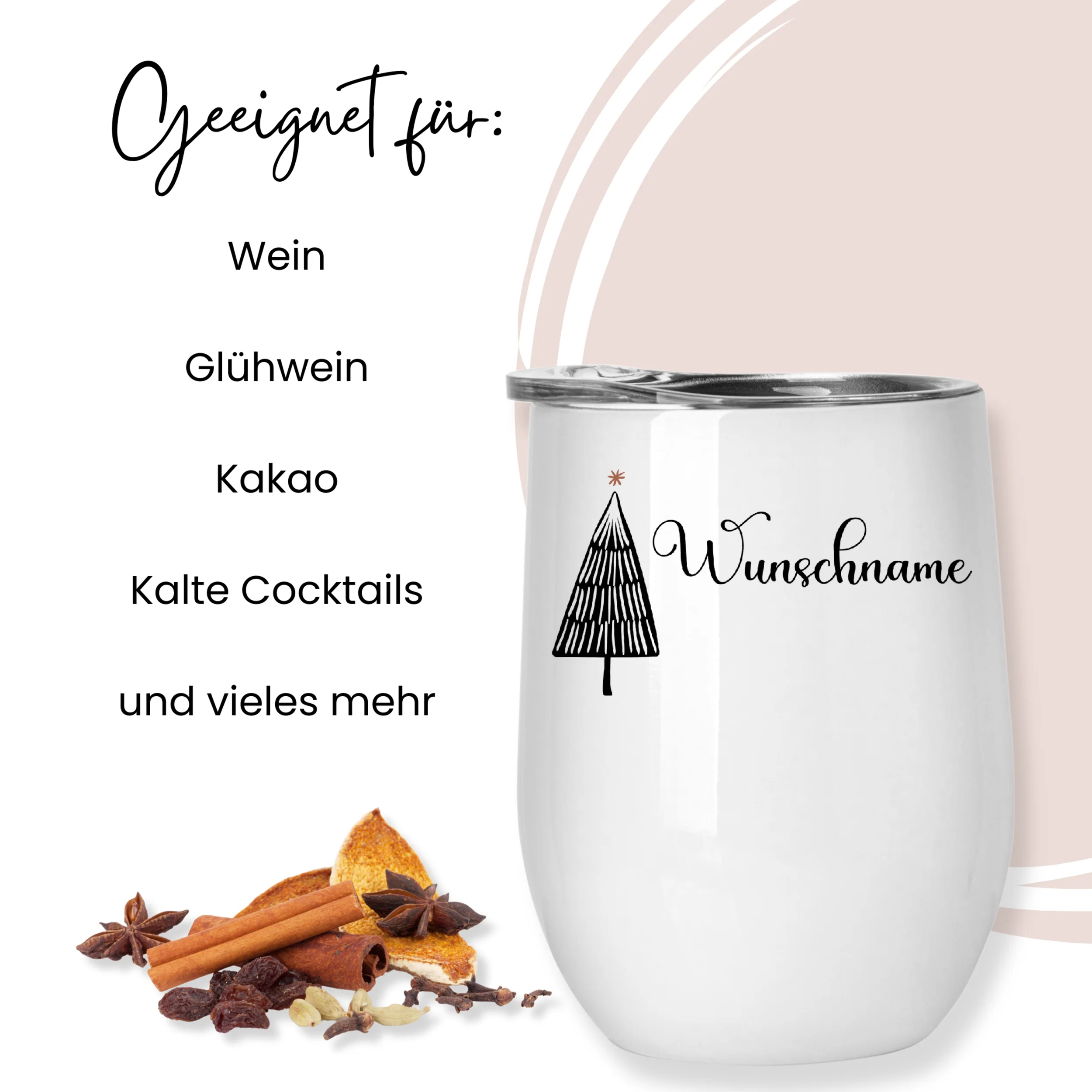 Zwei Glühweinbecher Set mit Tannenbaummotiv - Image 3