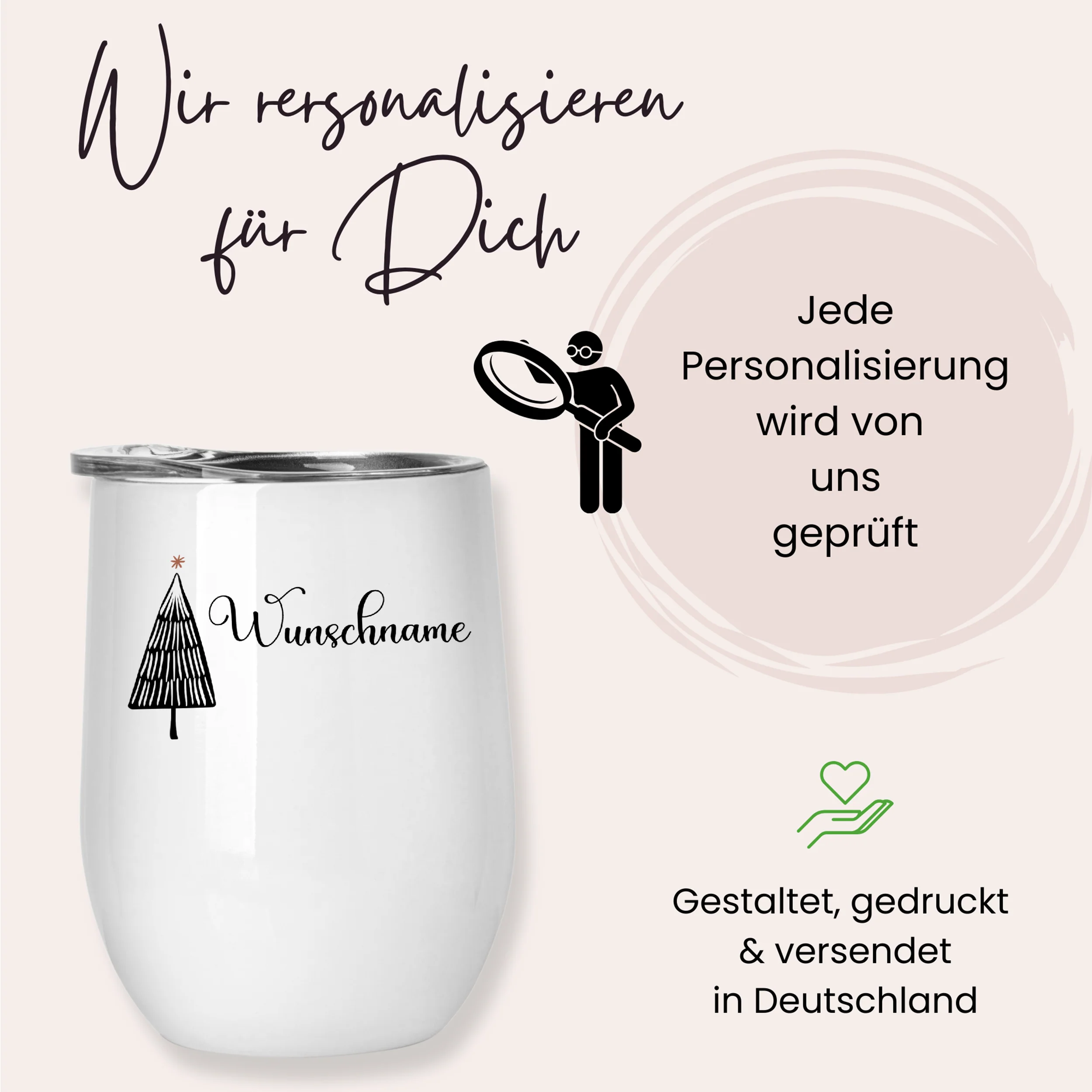 Zwei Glühweinbecher Set mit Tannenbaummotiv - Image 5