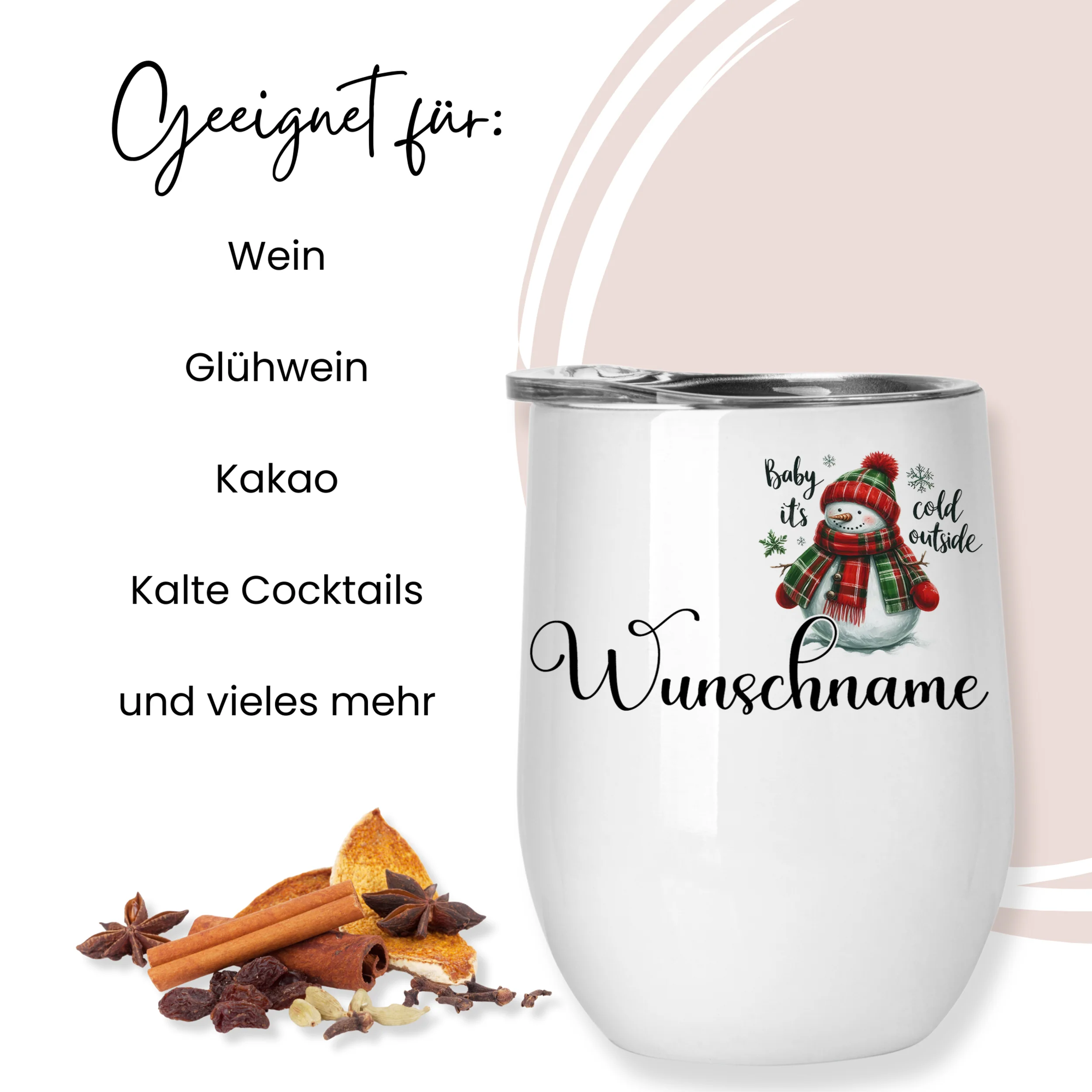 Zwei Glühweinbecher Set mit Weihnachtsmannmotiv - Image 3